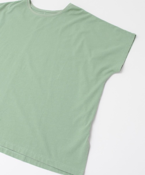 KBF（ケイビーエフ）の「BIG BIG Tシャツ（Tシャツ/カットソー・レディース・グリーン/オフホワイト/ベージュ・ONE）」の9枚目の写真