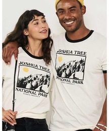 PARKS PROJECT | PARKS PROJECT [パークスプロジェクト] - ジョシュアツリー国立公園 リンガー Tシャツ Joshua Tree Photo Ringer Tee JT01013(Tシャツ/カットソー)