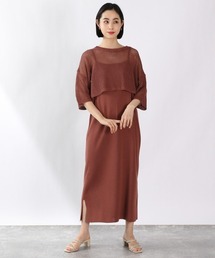 LOWRYS FARM | メッシュレイヤード２ＰワンピースＳＳ　942428(ワンピース)