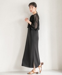 LOWRYS FARM | メッシュレイヤード２ＰワンピースＳＳ　942428(ワンピース)
