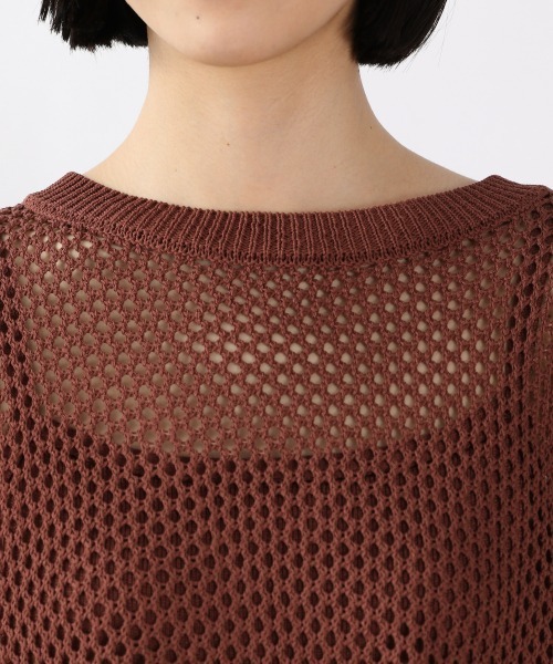 LOWRYS FARM(ローリーズファーム)の「メッシュレイヤード2PワンピースSS 942428(ワンピース・レディース・ブラック/アイボリー/ダークブラウン・FREE)」の14枚目の写真