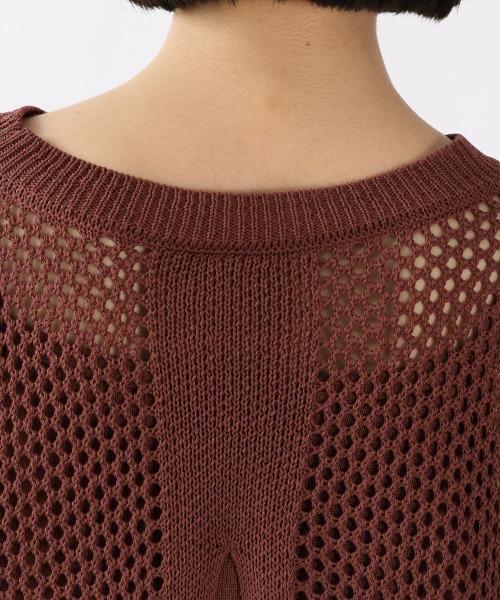 LOWRYS FARM(ローリーズファーム)の「メッシュレイヤード2PワンピースSS 942428(ワンピース・レディース・ブラック/アイボリー/ダークブラウン・FREE)」の20枚目の写真