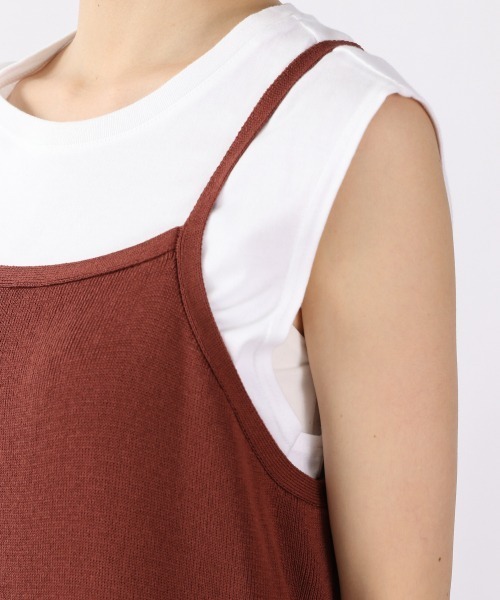 LOWRYS FARM(ローリーズファーム)の「メッシュレイヤード2PワンピースSS 942428(ワンピース・レディース・ブラック/アイボリー/ダークブラウン・FREE)」の15枚目の写真