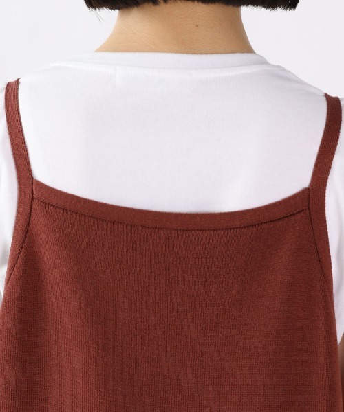 LOWRYS FARM(ローリーズファーム)の「メッシュレイヤード2PワンピースSS 942428(ワンピース・レディース・ブラック/アイボリー/ダークブラウン・FREE)」の18枚目の写真