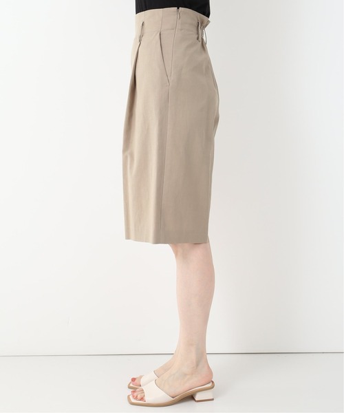 spick and span スピックアンドスパン ワンタック ショートパンツ ≪WEB限定追加≫スムースツイルワンタックパンツ（スラックス