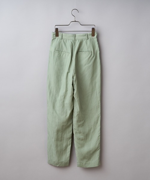 CIAOPANIC（チャオパニック）の「リネンセミワイドカラーパンツ（その他パンツ・レディース・ブラック/ピンク/グリーン/アイボリー・SMALL/MEDIUM）」の9枚目の写真