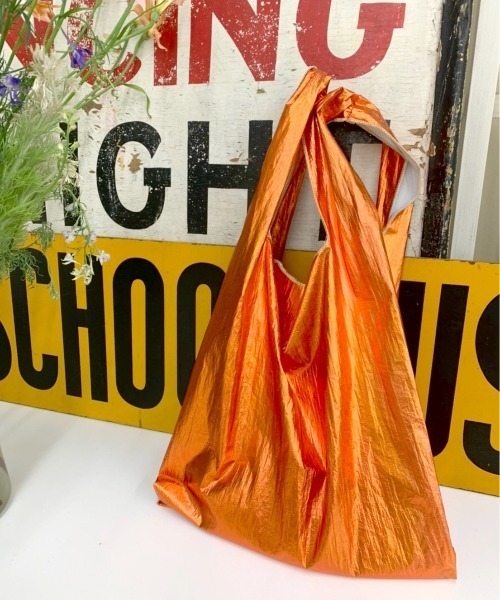 SHENERY（シーナリー）の「メタリックマーケットバッグ（トートバッグ・レディース・オレンジ/シルバー/ゴールド・FREE）」の16枚目の写真