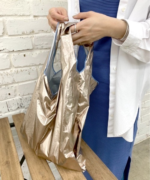 SHENERY（シーナリー）の「メタリックマーケットバッグ（トートバッグ・レディース・オレンジ/シルバー/ゴールド・FREE）」の17枚目の写真