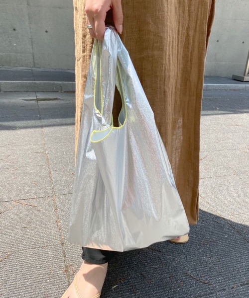 SHENERY（シーナリー）の「メタリックマーケットバッグ（トートバッグ・レディース・オレンジ/シルバー/ゴールド・FREE）」の21枚目の写真