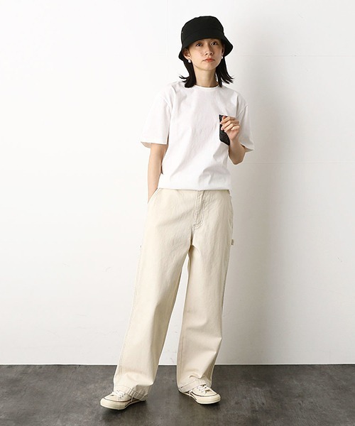 Purple&Yellow(パープルアンドイエロー)の「ペインターパンツ(デニムパンツ・メンズ・ブラック/キナリ/ライトインディゴブルー・SMALL/MEDIUM/LARGE/X-SMALL)」の9枚目の写真