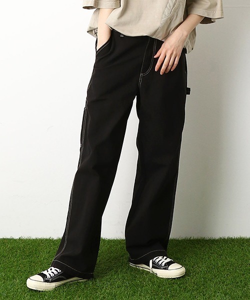 Purple&Yellow(パープルアンドイエロー)の「ペインターパンツ(デニムパンツ・メンズ・ブラック/キナリ/ライトインディゴブルー・SMALL/MEDIUM/LARGE/X-SMALL)」の12枚目の写真