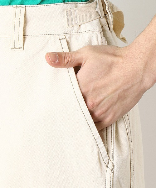 Purple&Yellow(パープルアンドイエロー)の「ペインターパンツ(デニムパンツ・メンズ・ブラック/キナリ/ライトインディゴブルー・SMALL/MEDIUM/LARGE/X-SMALL)」の17枚目の写真