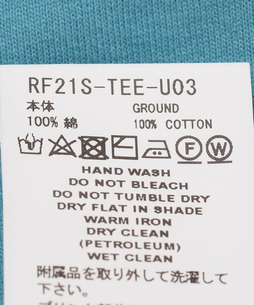 RIOT FACETASM（ライオットファセッタズム）の「＜RIOT FACETASM＞ LOGO TEE/Tシャツ（Tシャツ/カットソー・メンズ・ブラック/ホワイト/ライトブルー・LARGE/X-LARGE）」の20枚目の写真