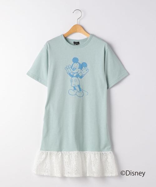 セール キッズ 別注 プリントtee Op ミッキーマウス ワンピース Green Label Relaxing グリーンレーベルリラクシング のファッション通販 Zozotown