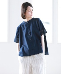 Pao de lo | 【VOYAGE】【前後2WAY】タイプライターレース切替ブラウス(シャツ/ブラウス)