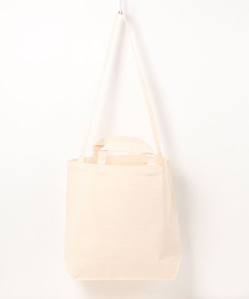 dictionary(ディクショナリー)の「【 LIVE SMILEY / ライブスマイリー 】 LIVE SMILEY SHOULDER 2WAY TOTE BAG(トートバッグ・レディース・オフホワイト/ホワイト×ネイビー/ホワイト×ブラック/ホワイト×ピンク・FREE)」の5枚目の写真