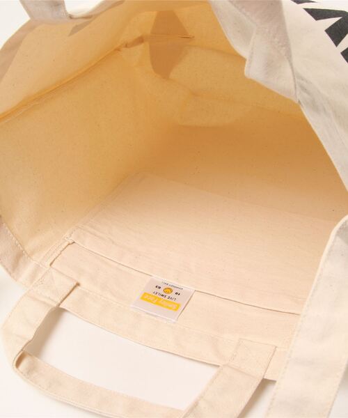 dictionary(ディクショナリー)の「【 LIVE SMILEY / ライブスマイリー 】 LIVE SMILEY SHOULDER 2WAY TOTE BAG(トートバッグ・レディース・オフホワイト/ホワイト×ネイビー/ホワイト×ブラック/ホワイト×ピンク・FREE)」の6枚目の写真