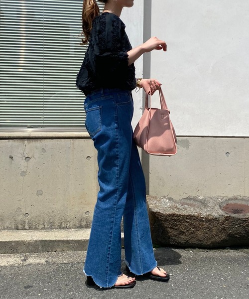 CAPRICIEUX LE'MAGE(カプリシューレマージュ)の「フリンジブラウス(シャツ/ブラウス・レディース・ホワイト/ブラック・FREE)」の12枚目の写真