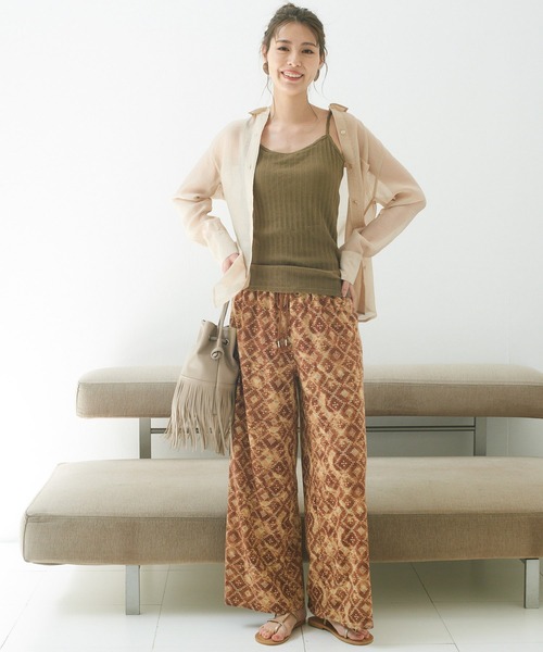 BAYFLOW(ベイフロー)の「アソートガラリラックスパンツ(その他パンツ・レディース・カーキ/ブラウン/ブラック・SMALL/MEDIUM)」の21枚目の写真