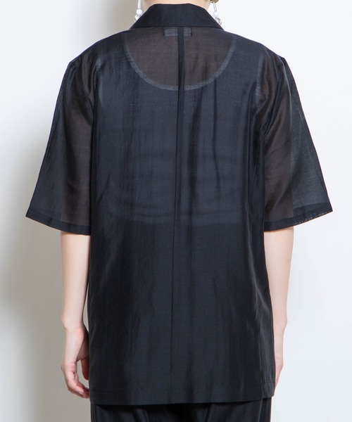 WEGO（ウィゴー）の「WEGO/シアーダブルテーラードジャケット（テーラードジャケット・レディース・ブラック/ブルー・FREE）」の6枚目の写真