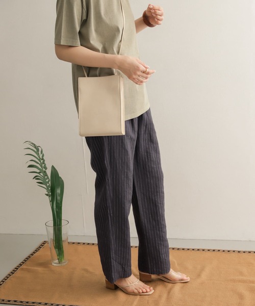 URBAN RESEARCH DOORS（アーバンリサーチドアーズ）の「リネンストライプイージーパンツ（その他パンツ・レディース・ブラック/ベージュ系その他・ONE）」の18枚目の写真