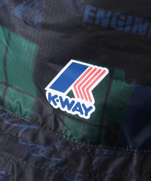 Engineered Garments（エンジニアードガーメンツ）の「＜Engineered Garments（エンジニアド ガーメンツ ＞ K-WAY プリント ハット■■■（ハット・メンズ・ネイビー・MEDIUM/LARGE）」の5枚目の写真
