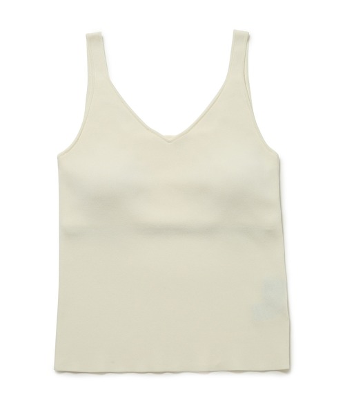 ROPE'（ロペ）の「カップ付きVネックタンクトップ（タンクトップ・レディース・オフホワイト/ブラウン/オレンジ/ブラック・38）」の7枚目の写真