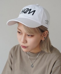 HeM（ヘム）の「【HeM】刺繍 ロゴ ローキャップ（キャップ）」