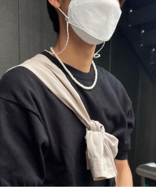 SBG（エスビー）の「SBG アクリルパールネックレス（ネックレス・メンズ・シルバー/ゴールド/ブラック・#5/#6/#4/#3/#8/#7）」の22枚目の写真