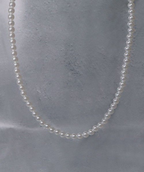 SBG（エスビー）の「SBG アクリルパールネックレス（ネックレス・メンズ・シルバー/ゴールド/ブラック・#5/#6/#4/#3/#8/#7）」の9枚目の写真