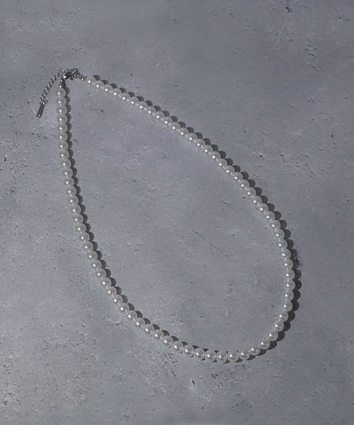 SBG（エスビー）の「SBG アクリルパールネックレス（ネックレス・メンズ・シルバー/ゴールド/ブラック・#5/#6/#4/#3/#8/#7）」の10枚目の写真