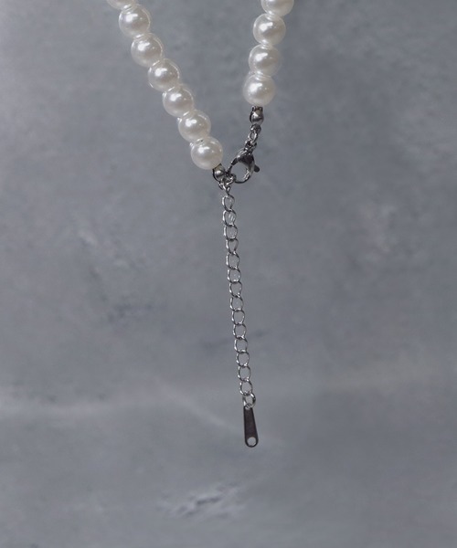 SBG（エスビー）の「SBG アクリルパールネックレス（ネックレス・メンズ・シルバー/ゴールド/ブラック・#5/#6/#4/#3/#8/#7）」の12枚目の写真