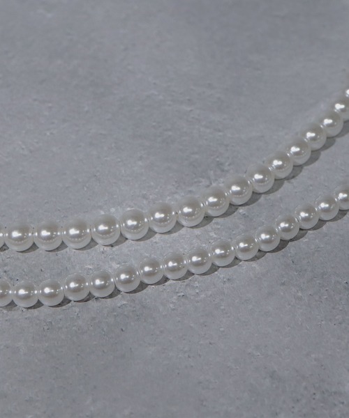 SBG（エスビー）の「SBG アクリルパールネックレス（ネックレス・メンズ・シルバー/ゴールド/ブラック・#5/#6/#4/#3/#8/#7）」の11枚目の写真