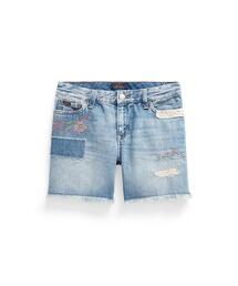 POLO RALPH LAUREN CHILDRENSWEAR（ポロ ラルフ ローレン チルドレンズウェア）の「ディストレスト デニム ショートパンツ（デニムパンツ・キッズ）」
