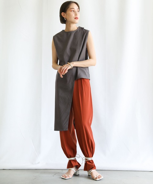 select MOCA(セレクトモカ)の「スクエアトゥレースアップサンダル(サンダル・レディース・ホワイト/ブラック・SMALL/MEDIUM/LARGE)」の19枚目の写真