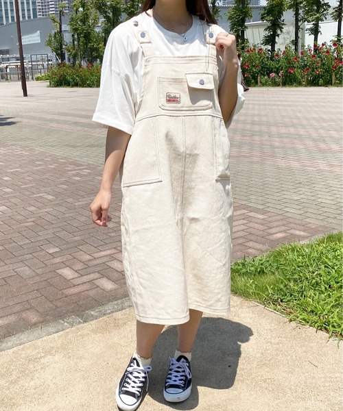 apres jour（アプレジュール）の「ワッペン付きジャンスカ【ZOZOTOWN限定アイテム】（ジャンパースカート・レディース・モカ/アイボリー・X-LARGE/SMALL/MEDIUM）」の19枚目の写真