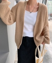 ABITOKYO | ボリュウームスリーブローゲージカーディガン(カーディガン/ボレロ)