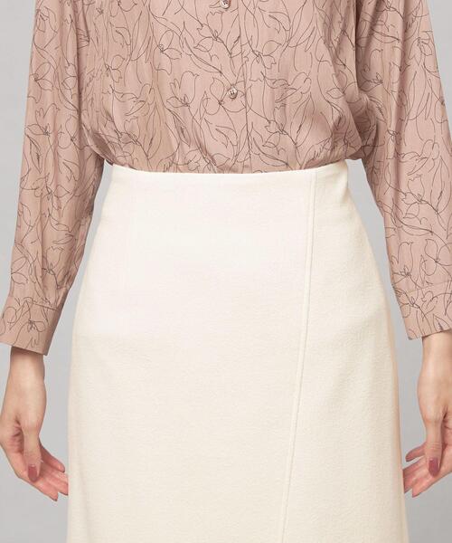 closet story（クローゼットストーリー）の「＜closet story（クローゼットストーリー）＞ ブークレ タイトスカート -ウォッシャブル-（スカート・レディース・ダークグレー/オフホワイト/ライム・FREE）」の14枚目の写真