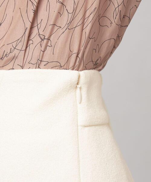 closet story（クローゼットストーリー）の「＜closet story（クローゼットストーリー）＞ ブークレ タイトスカート -ウォッシャブル-（スカート・レディース・ダークグレー/オフホワイト/ライム・FREE）」の4枚目の写真