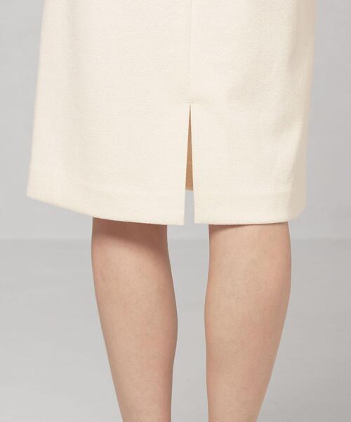 closet story（クローゼットストーリー）の「＜closet story（クローゼットストーリー）＞ ブークレ タイトスカート -ウォッシャブル-（スカート・レディース・ダークグレー/オフホワイト/ライム・FREE）」の8枚目の写真