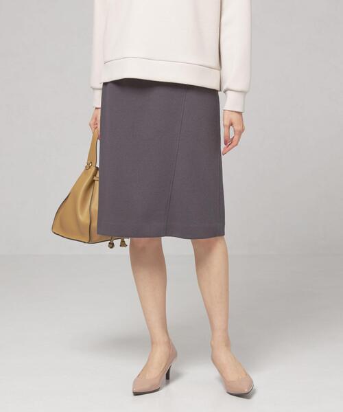 closet story（クローゼットストーリー）の「＜closet story（クローゼットストーリー）＞ ブークレ タイトスカート -ウォッシャブル-（スカート・レディース・ダークグレー/オフホワイト/ライム・FREE）」の13枚目の写真