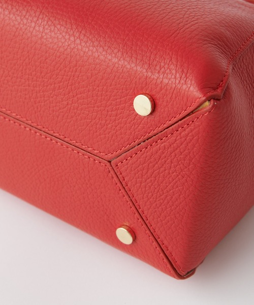 RIVE DROITE（リヴドロワ）の「PIENNE/ピエンヌ　レザートートM（トートバッグ・レディース・ライトグレー/グレー系その他/レッド・M）」の11枚目の写真