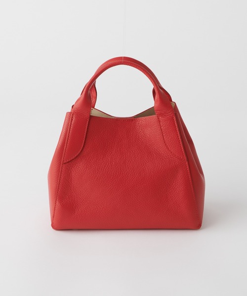 RIVE DROITE（リヴドロワ）の「PIENNE/ピエンヌ　レザートートM（トートバッグ・レディース・ライトグレー/グレー系その他/レッド・M）」の17枚目の写真