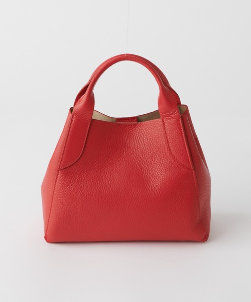 RIVE DROITE（リヴドロワ）の「PIENNE/ピエンヌ　レザートートM（トートバッグ・レディース・ライトグレー/グレー系その他/レッド・M）」の22枚目の写真