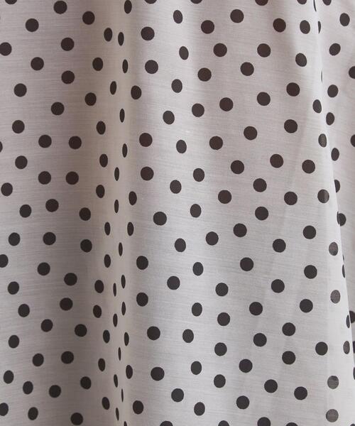 green label relaxing(グリーンレーベルリラクシング)の「ドット ギャザー ブラウス(シャツ/ブラウス・レディース・ブラック/ベージュ・FREE)」の15枚目の写真