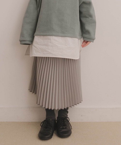 URBAN RESEARCH DOORS（アーバンリサーチドアーズ）の「プリーツスカート(KIDS)（スカート・キッズ・ライトグレー/マスタード・105/120/135/150）」の6枚目の写真