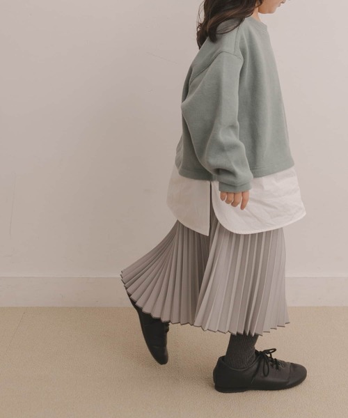 URBAN RESEARCH DOORS（アーバンリサーチドアーズ）の「プリーツスカート(KIDS)（スカート・キッズ・ライトグレー/マスタード・105/120/135/150）」の7枚目の写真