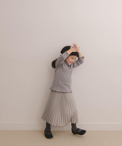 URBAN RESEARCH DOORS（アーバンリサーチドアーズ）の「プリーツスカート(KIDS)（スカート・キッズ・ライトグレー/マスタード・105/120/135/150）」の13枚目の写真