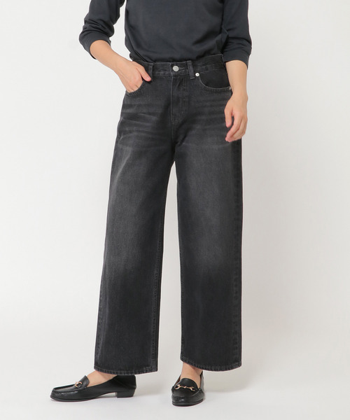 激安買取 デニムワイドパンツ デニムパンツ Ikka イッカ のファッション 売れ筋特価品 Lssr Ub Ac Id