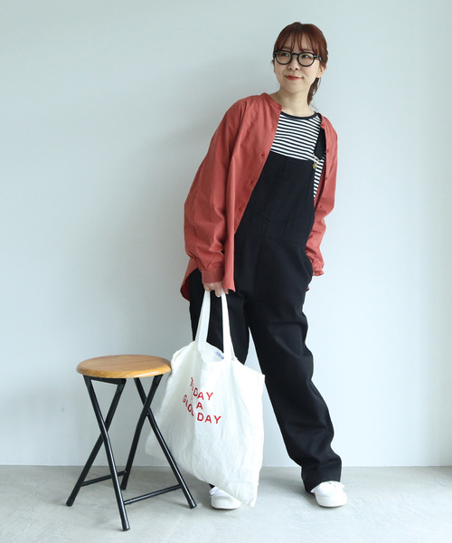 PAR ICI KLASSISK(パーリッシィクラシスク)の「フィンクスブロード伊吹染め 袖リブブラウス (セットアップ対応)(シャツ/ブラウス・レディース・グリーン/アイボリー/レッド・FREE)」の13枚目の写真